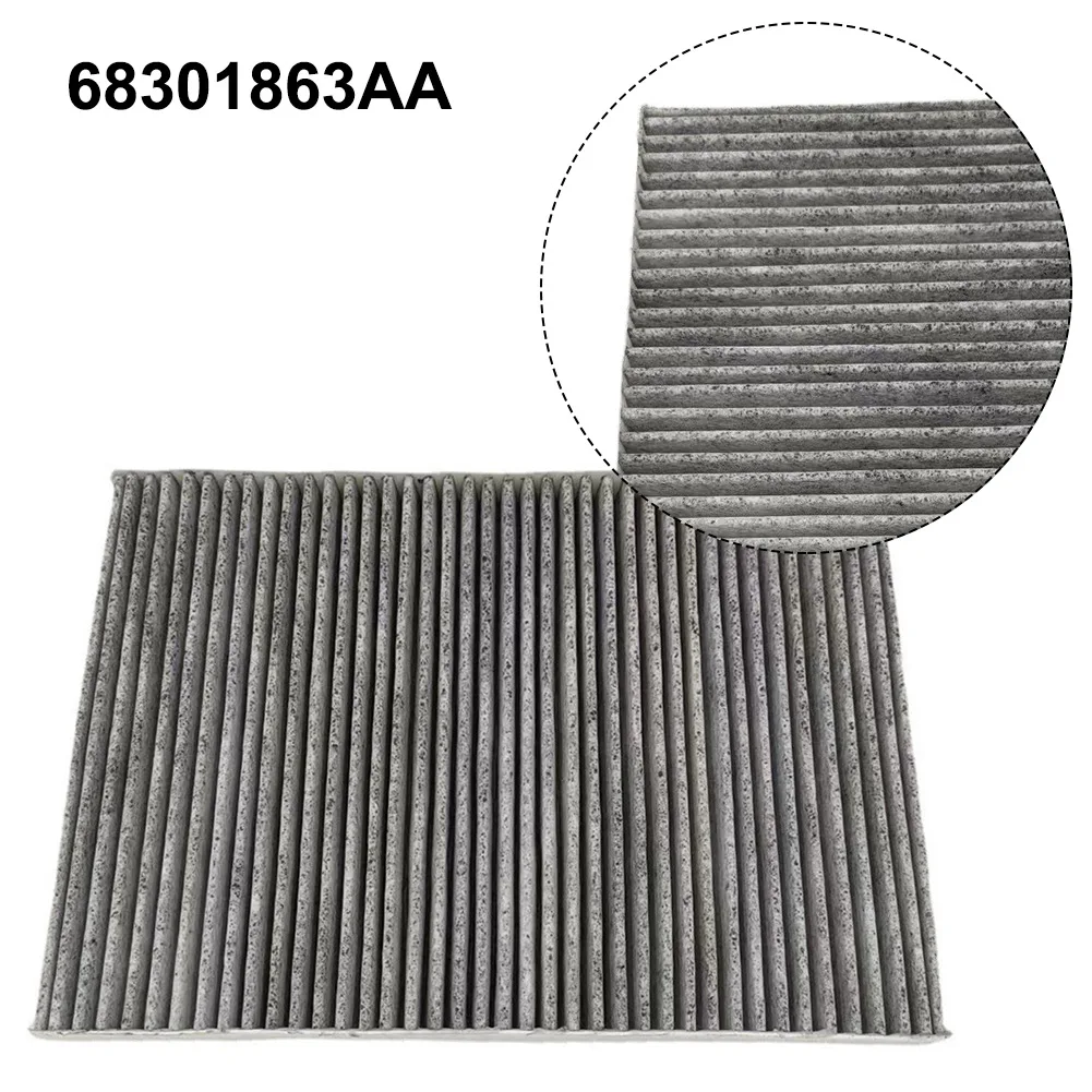 

Car Carbon Cabin Air Filter 68301863AA For Jeep Gladiator 20-2022 For Wrangler 2018-2023 Activated Carbon Air Conditioner Filter