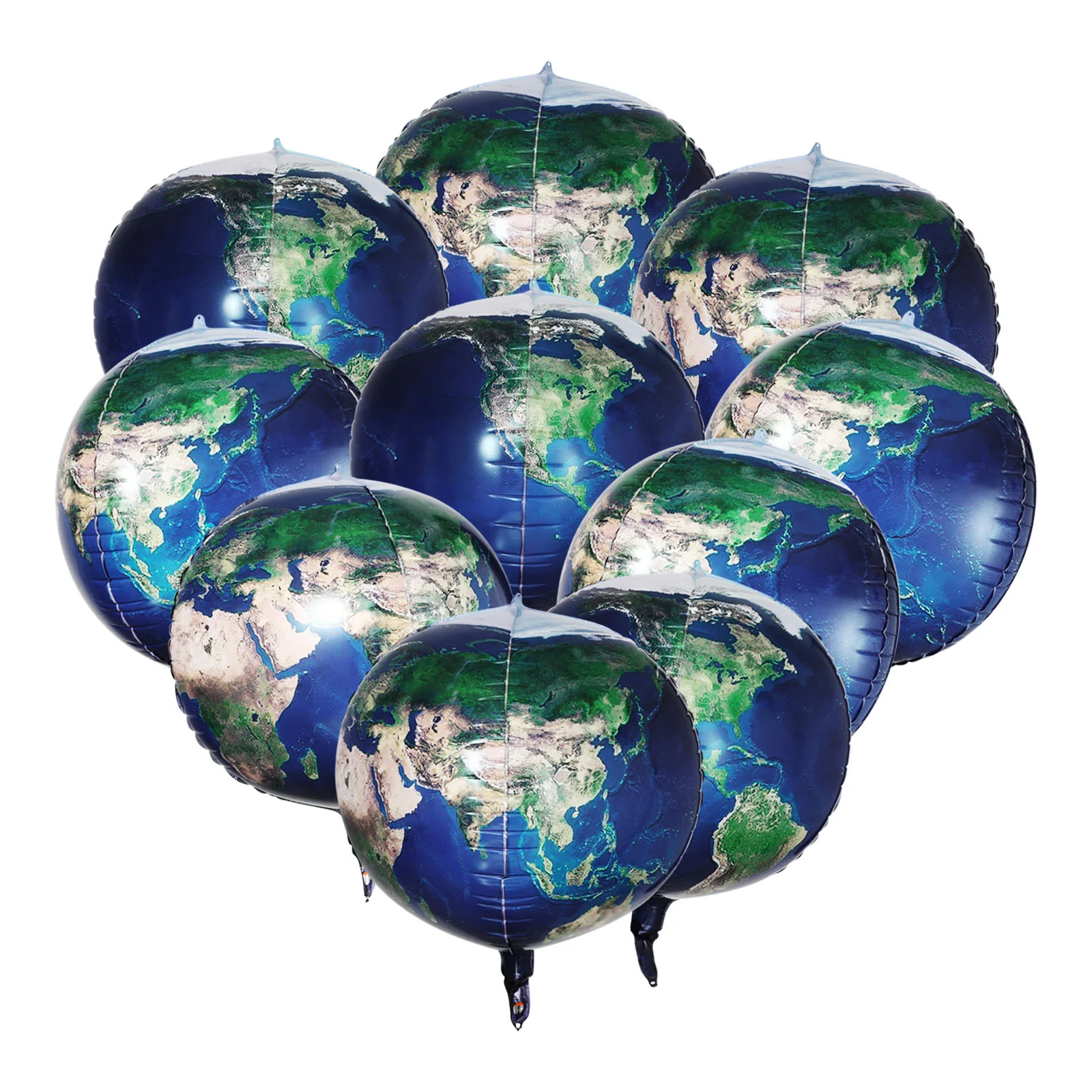 

Balloons Earth Day Globe Decorations Party World Planet Balloon Aluminum Sphere Map Favors Birthday Travel Decor Space Floatable