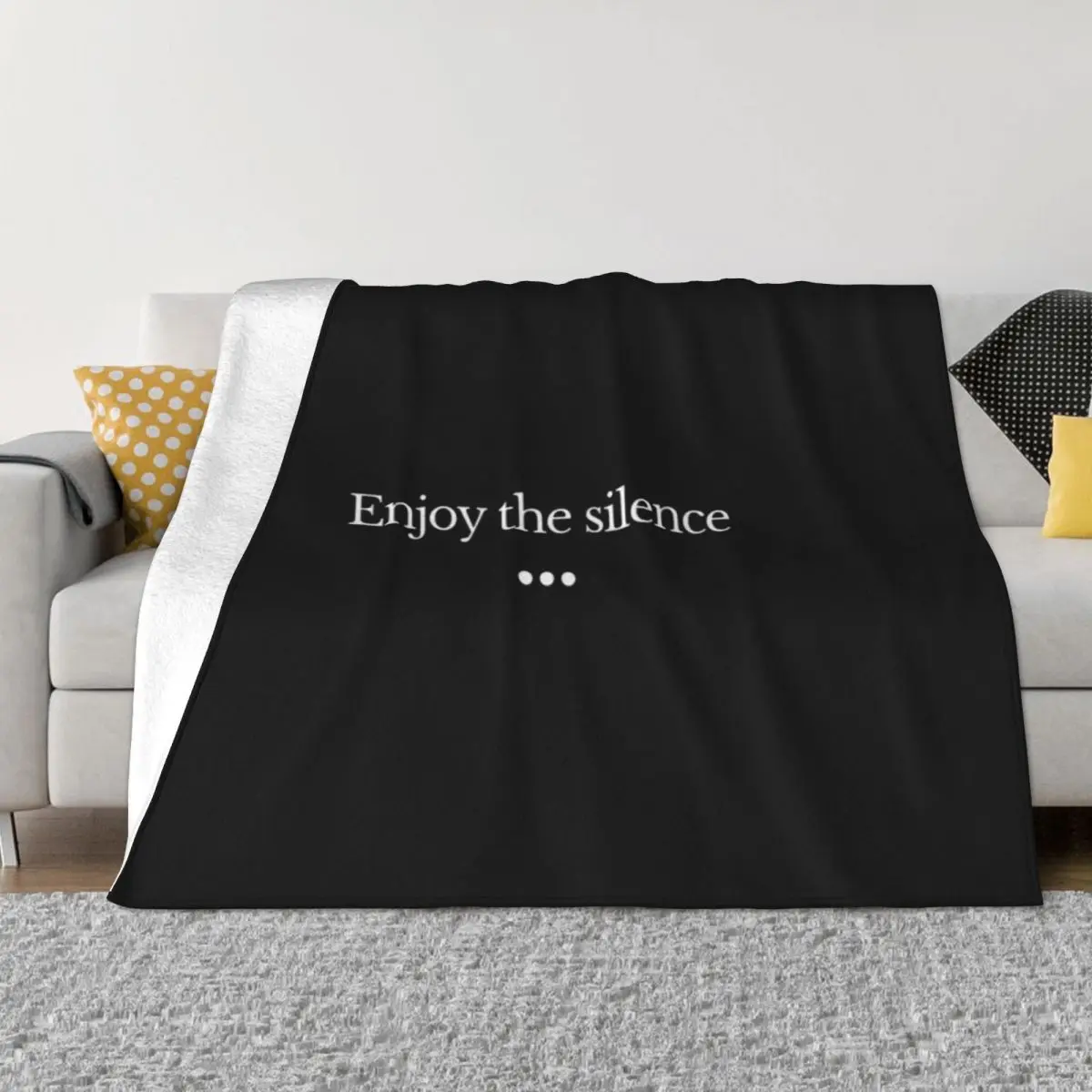 Enjoy The Silence - Zen Here And Now Peace An Ultra-Soft Micro Fleece Blanket
