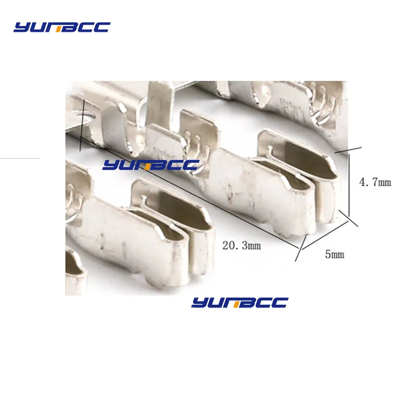 

Electrical Terminals for Cable G262 Auto Female Crimp Pins BX2091C Automotive Meter Fuse Box Terminals For VW