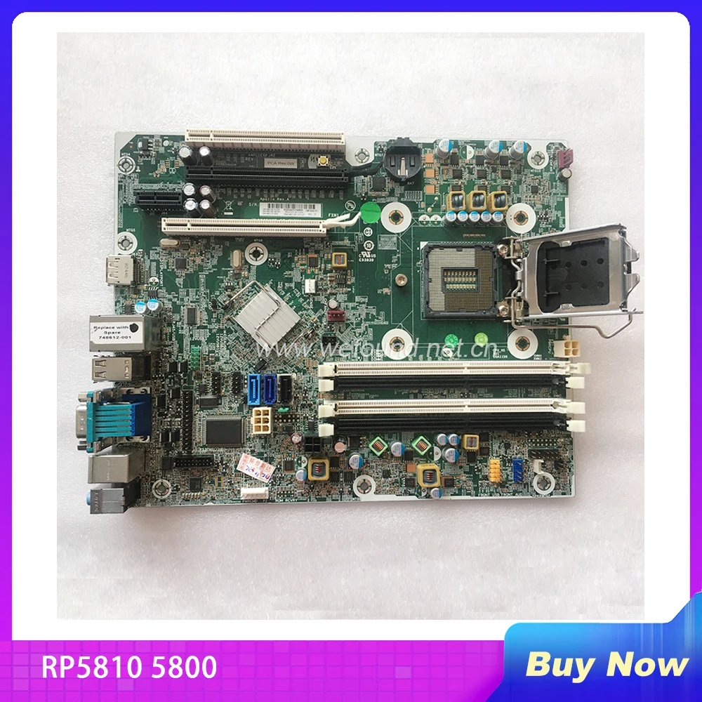 PC Desktop Motherboard For HP RP5810 5800 748612-001 748612-301 748612-601/701 748493-001 System Board Fully Tested