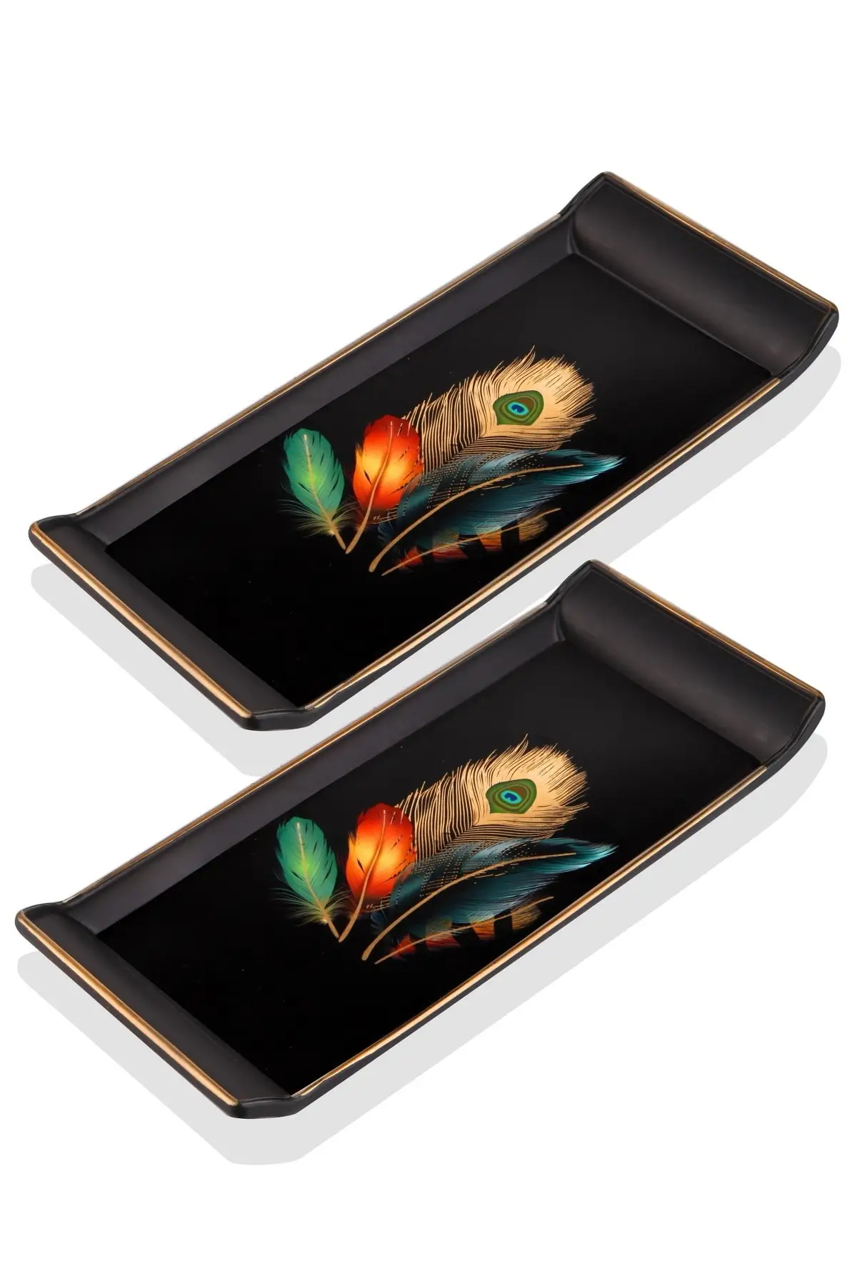 

2 шт. позолоченные прямоугольные предметные гайки Lux и alıştırмалаки