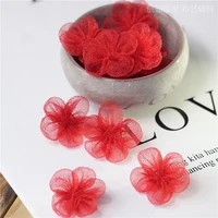 fabric handmade three dimensional small flower fake flower decoration corsage diy clothing sewing accessories diameter 3 cm