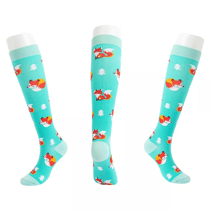 5 pairs lot pack women men sports elastic Compression stocking Nurse soccer outdoor Nylon breathable stocking protect feet