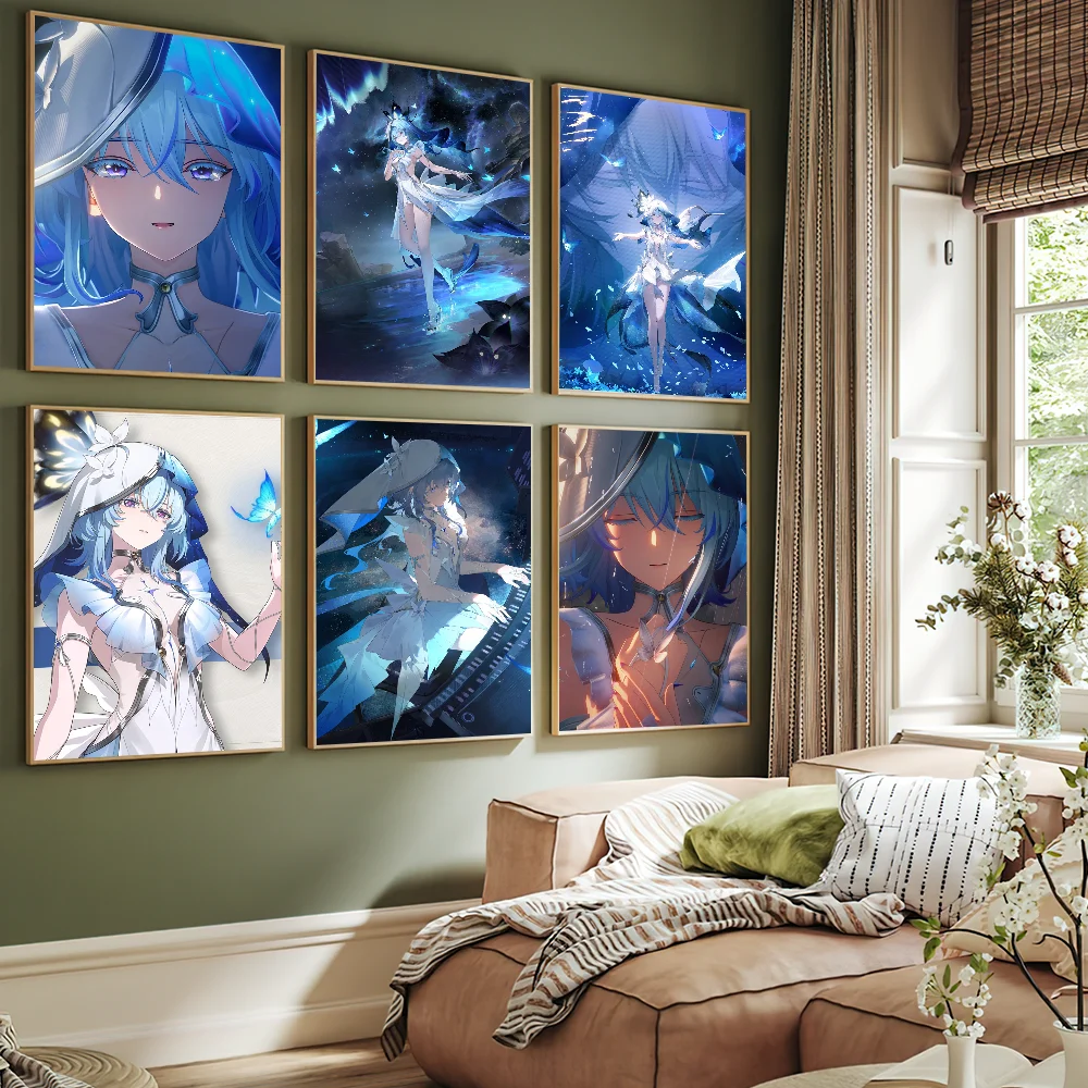 Игра W-Wuthering W-Waves THE S-SHOREKEEPER плакат Ролевая игра настенная живопись наклейки Декор