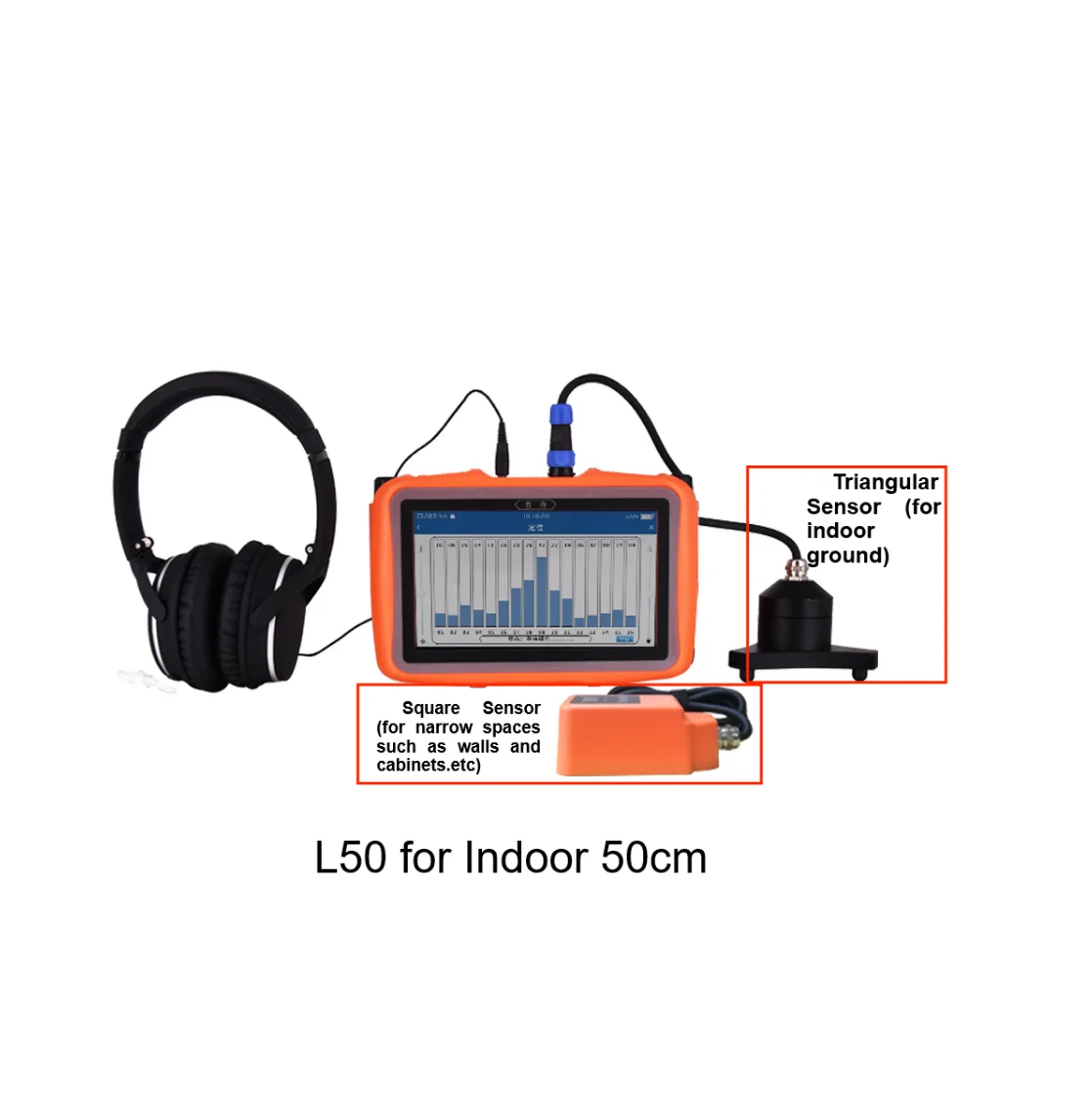 Бытовое исследовательское оборудование PQWT L50 устройство обнаружения утечки воды