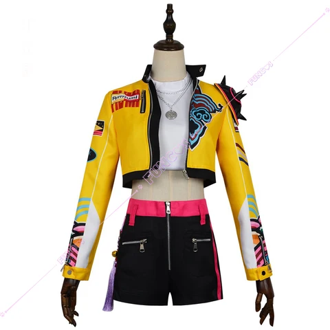 Косплей костюм аниме желтый полная комплектация