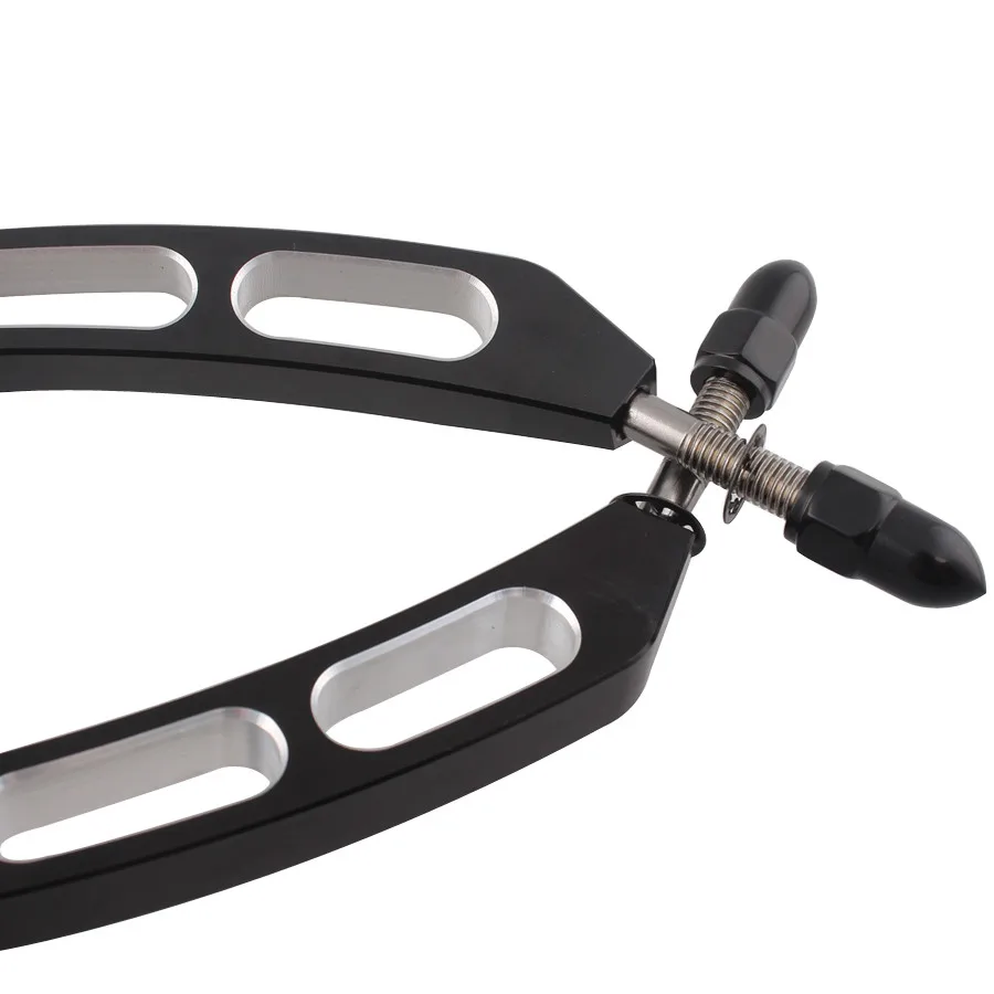 Мотоциклетное черное зеркало заднего вида с резьбой 8 мм высокое качество для Harley