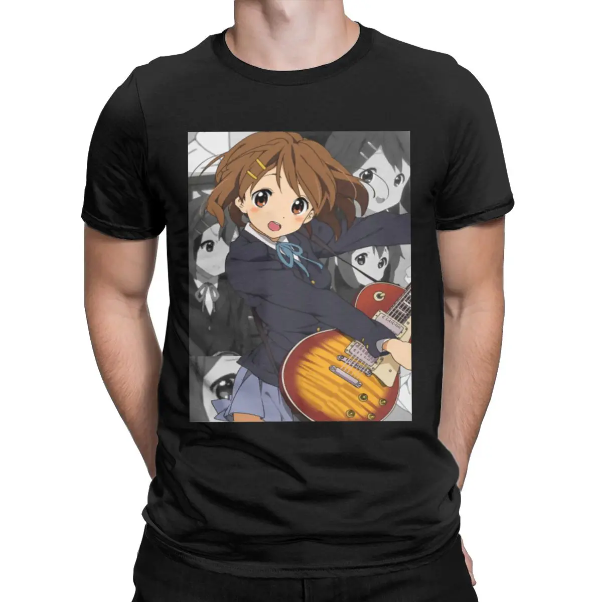 

Yui Hirasawa K-On! T Shirt for Men Women 100% Cotton Vintage T-Shirt Crewneck Aniem clothes Tees Short Sleeve Tops 6XL