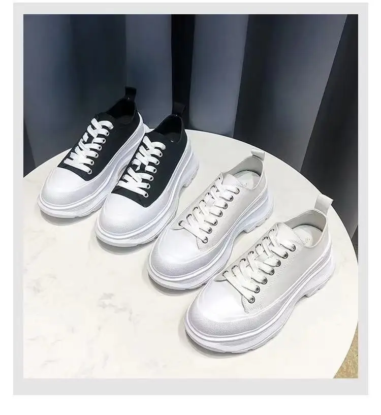 

Новинка 2021, маленькие белые туфли, светильник кие туфли на платформе, холщовые Спортивные Повседневные туфли, женская обувь на 32-43 ярда выше