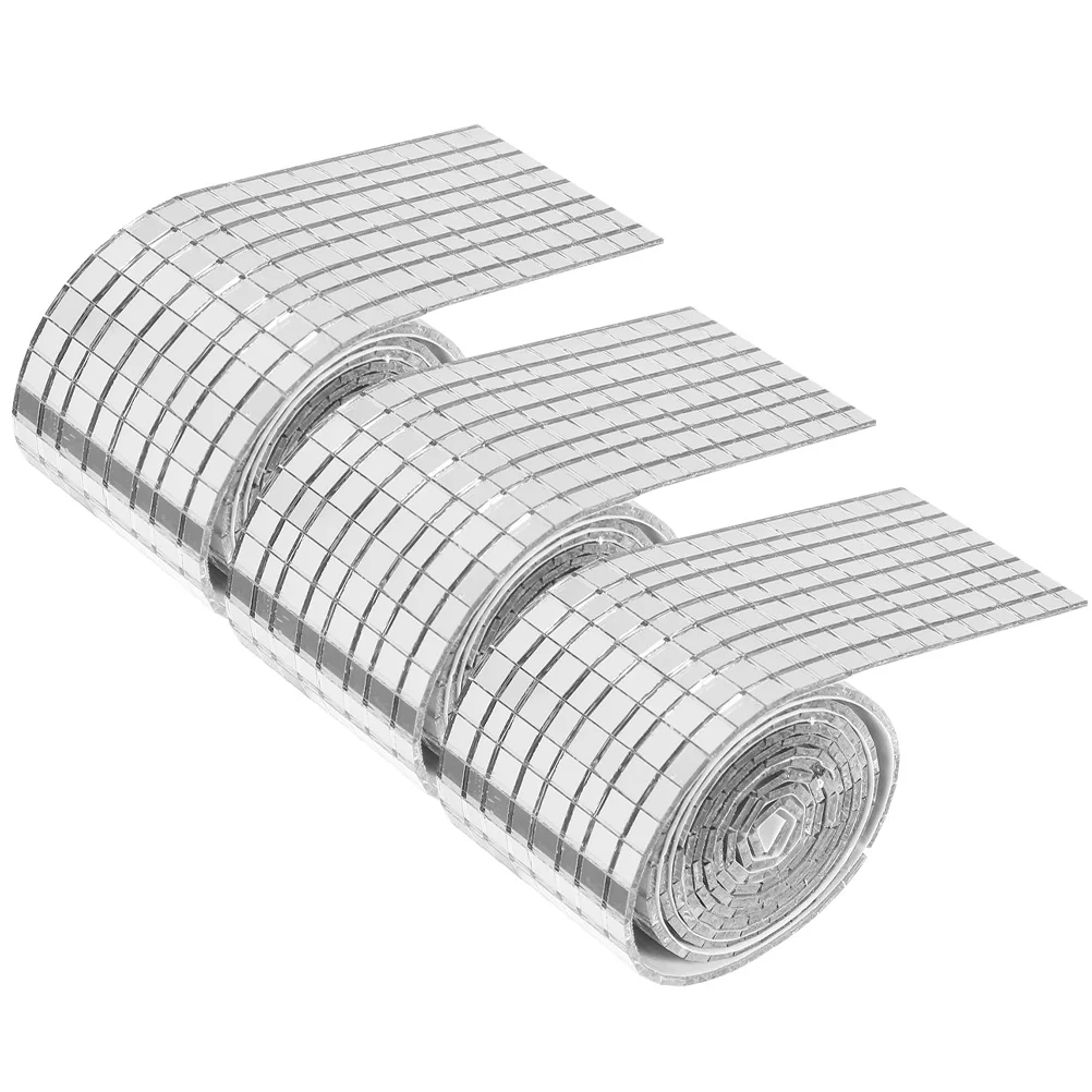 

Tile Stickers Mosaic Wall Tiles Kitchen Diy Bathroom Transfers Decals Stick Removable Backsplash Peel Adhesive Transfer Mirror