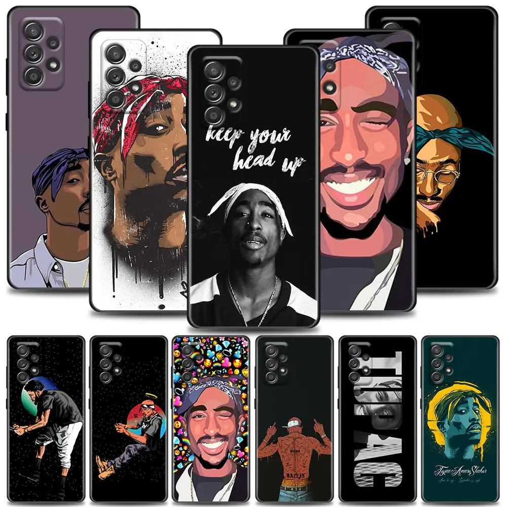 

Funda Case for Samsung A73 A53 A33 A23 A52 A72 A22 A32 A12 A42 A71 A51 A91 A41 A31 A21S 4G 5G Case Coque 2pac Keep Your Head Up