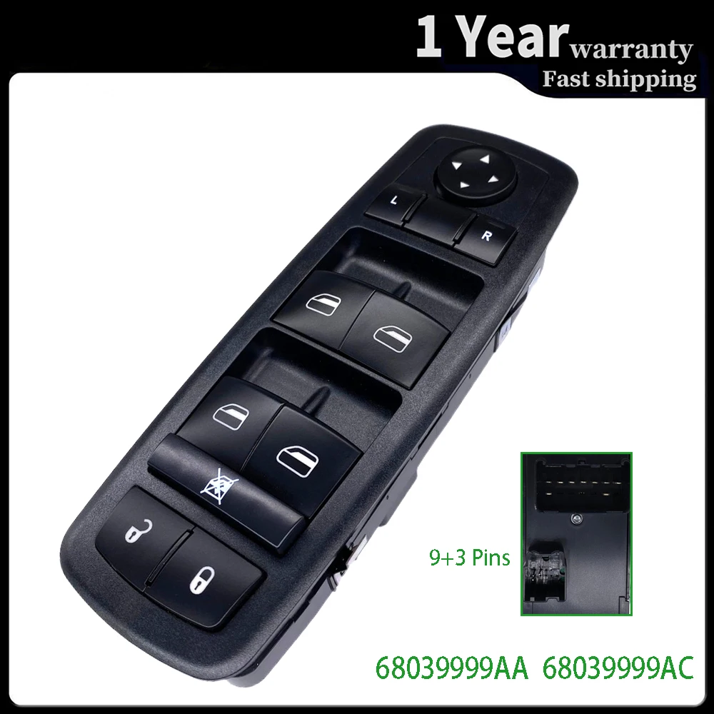 

Power Window Switch Control Console Button for Dodge Grand Caravan Journey for Chrysler Town Country 68039999AB 68039999AA