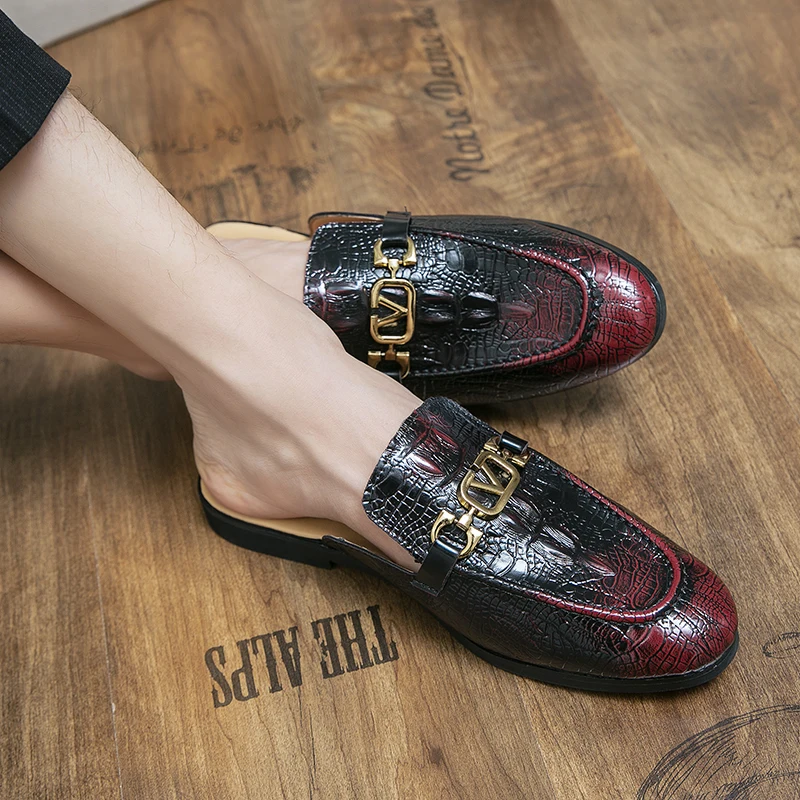 YOSBOGR Мужская кожаная обувь в повседневном деловом стиле с острым носком из