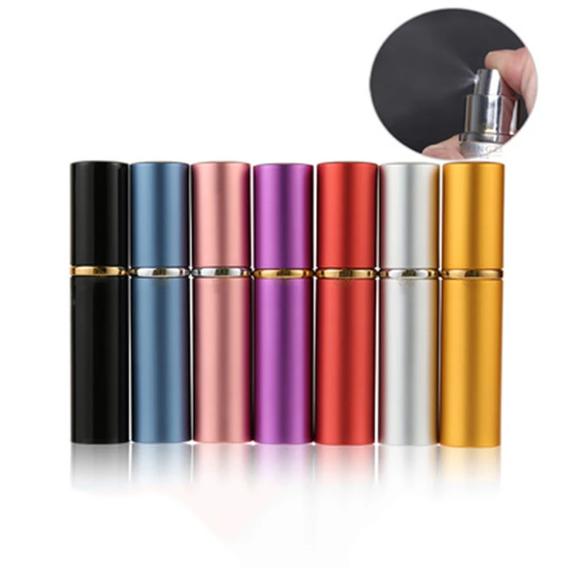 

Sdattor 5ml Portable Mini Travel Perfume Bottle Spray Bottle Scent Case Atomizer For Spray Empty Cosmetic Containers Refillable