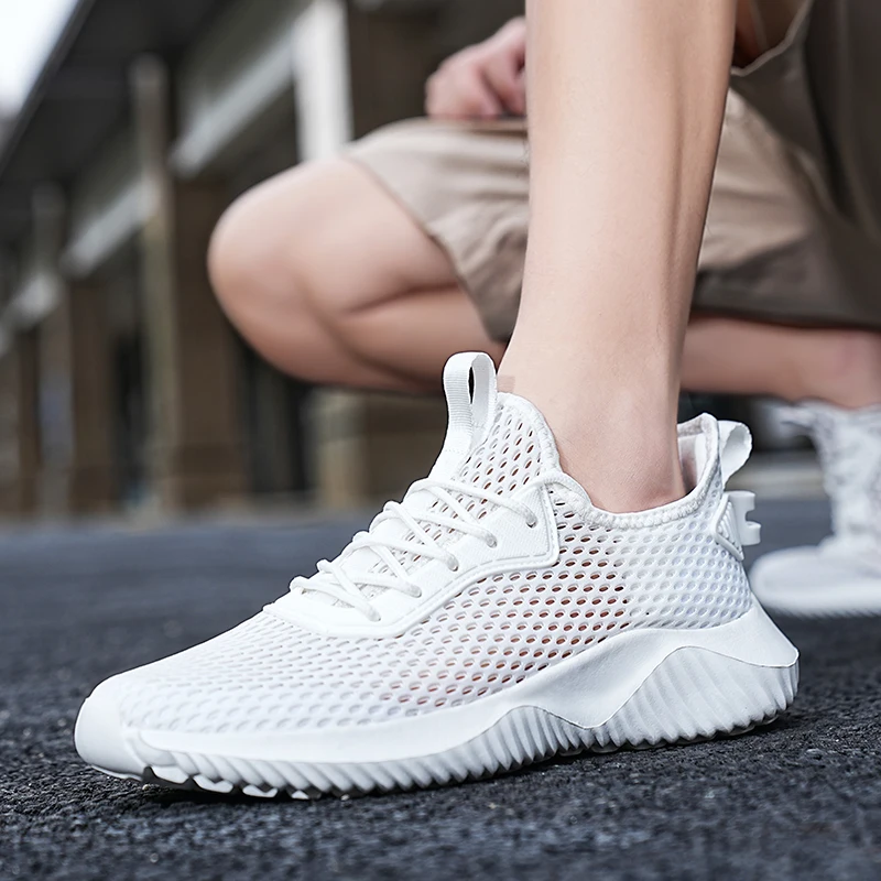Summer Men Sports Shoes Lightweight Running Sneakers Mesh Casual Shoes for Men Outdoor Walking Jogging Shoes Zaparillas Hombre