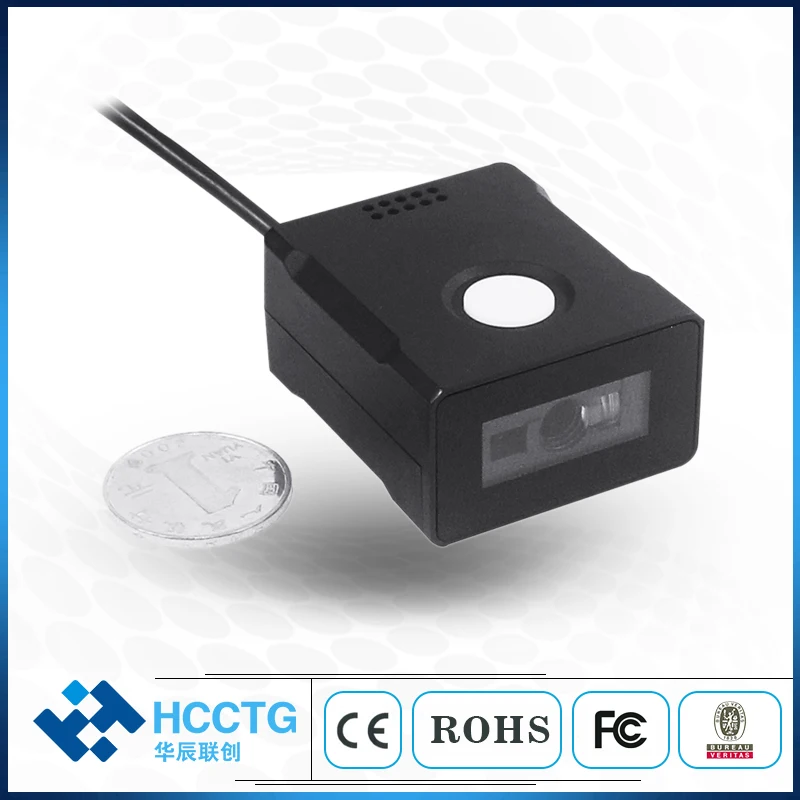 Портативный экран OCR QR MRZ считыватель кодов киоск сканер штрих-кода HS-2010CHD