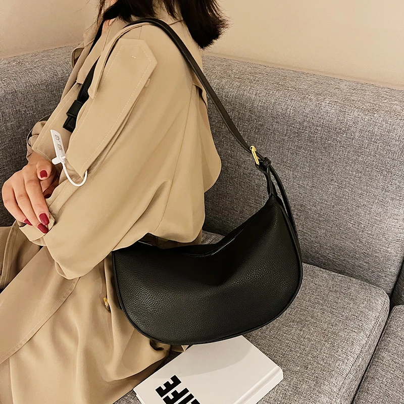 

ELM BAY|High Sense Niche Women's Bag 2022 New Autumn And Winter Fashion Casual One Shoulder Cross Body Versatile Dumpling Bag
