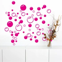 diy bubble decorative waterproof wallpaper simple modern wall sticker glass door vinyl decal glass mural bathroom decor