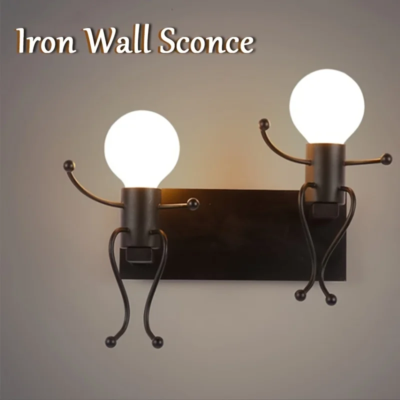 

1 шт., железный настенный светильник в ретро-стиле