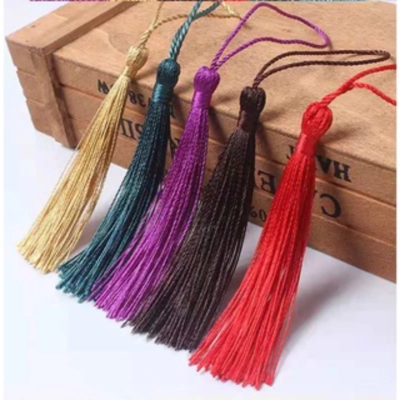 20pcs/lot Tassel Chinese Knot Charm Bookmark Pendant Ornament Decoration Clothing Accessories Spike Fan Pendant