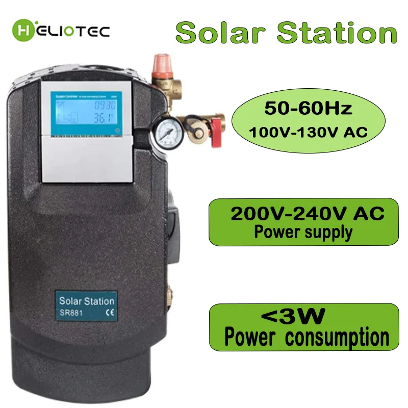 

Solar Working Station SR881 Solar Controller for Home Heating System