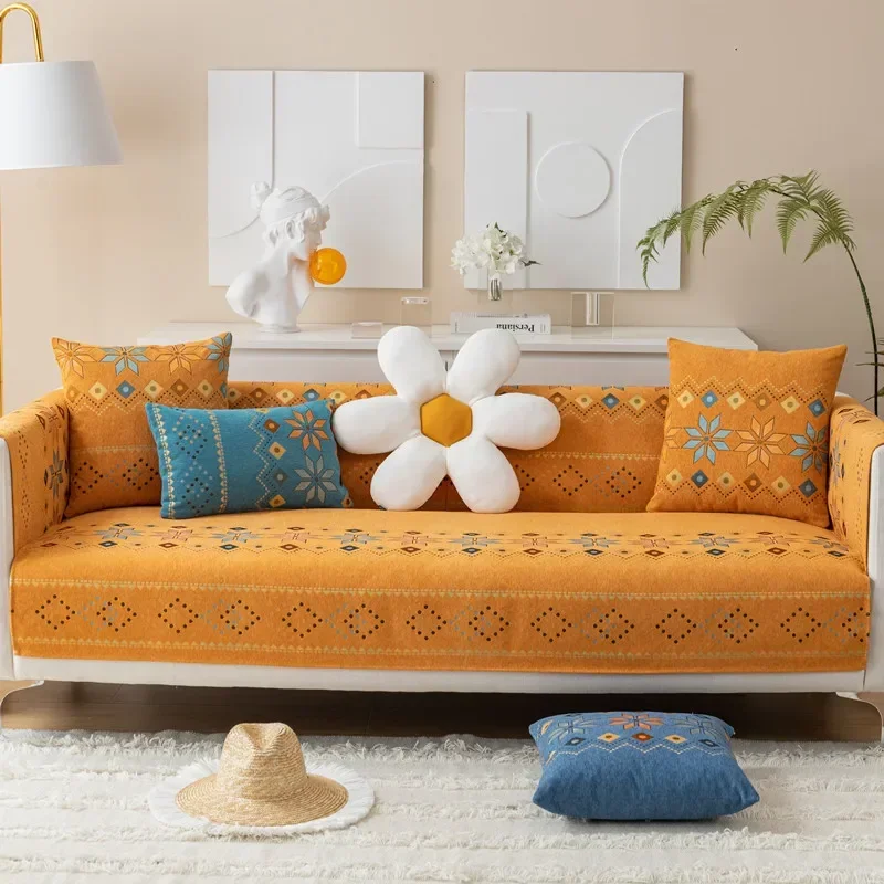 

Чехол для дивана, полиэстер, богемный стиль