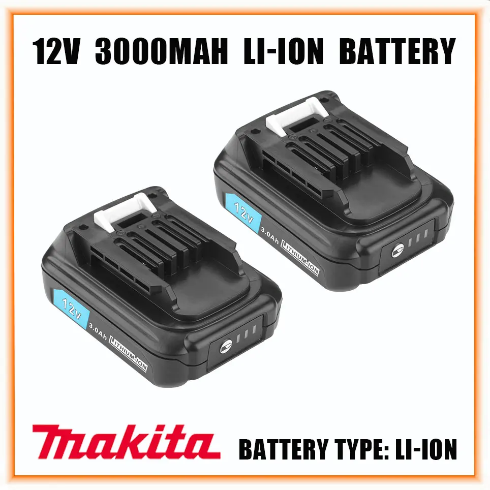 

Makita 3000mAh Li-ion battery For Makita 197390-1 BL1015 1973901 BL1021B BL1041B BL1015B BL1020B BL1040B