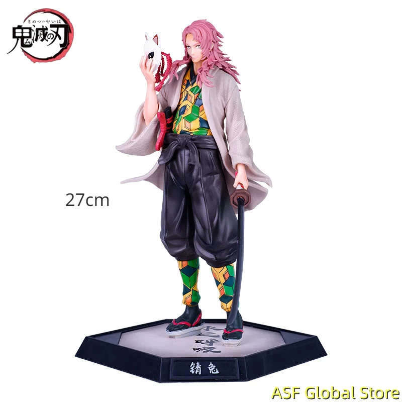 

27CM Demon Slayer Anime Figure GK Sabito Statue Adult Action Figure PVC Collectible Model Toys For Kids Festival Gifts