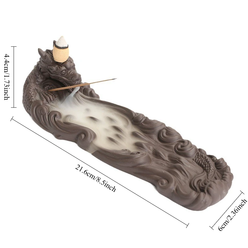 

Керамическая аромалампа-дракон MINIDEAL