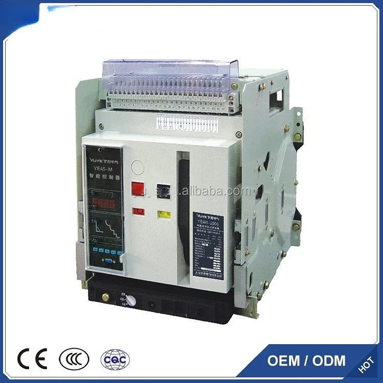 Автоматический выключатель воздуха DW45 типа ACB 200 amp 315a 400a 500a 630a 800a 1000a