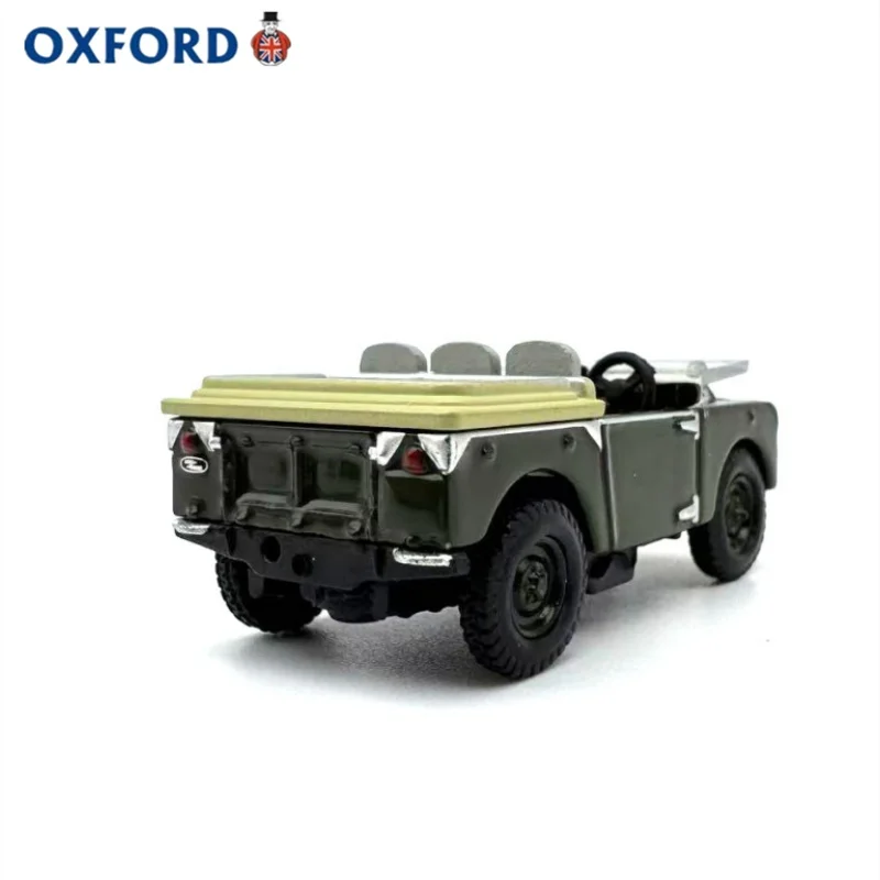 Фото Коллекционная модель автомобиля OXFORD 1:76: Военный разведывательный внедорожник Land Rover Convertible II (Джип), сувенир №3