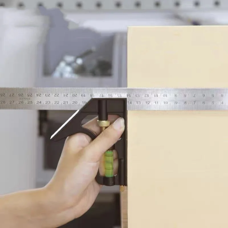 3 в 1 300 мм квадратная линейка с прямым углом Регулируемая измерительная