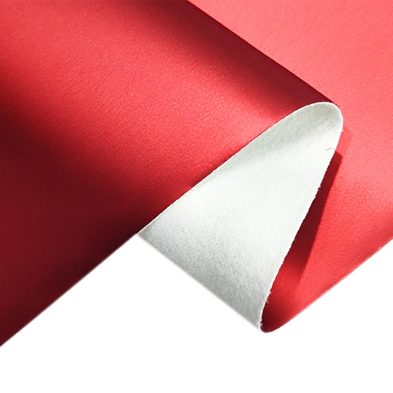 

Solid Color matte metal Smooth TPU Faux Leather Sheets for Bows/Sofa DIY Synthetic Leather Fabric Arts Crafts Sewing Home Garden