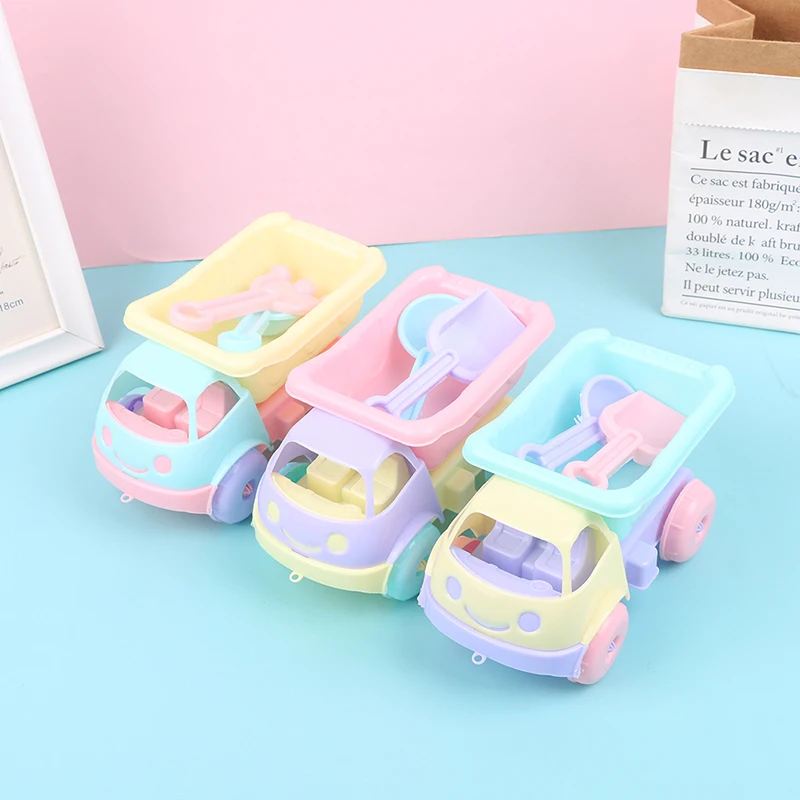 

1Set Sand Beach Toy Bucket Spade Shovel Rake Sand Car Kids Beach Sand Tool Kit Outdoor Boys Girls