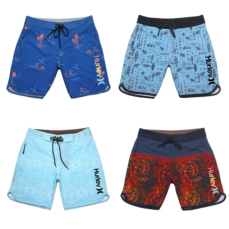 

Hurley Men's Waterproof Surfing Beach Pants Stretch Sports Shorts Loose Large Size Casual Five Pants