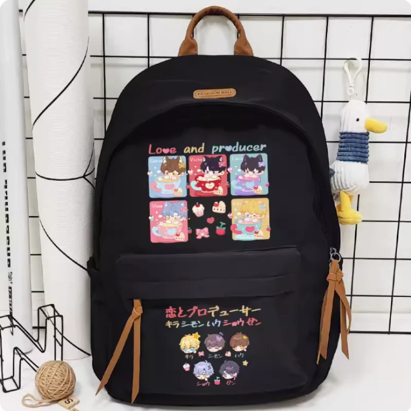 Школьный ранец с аниме Любовь и продюсер Гавин вместительный рюкзак на плечо для