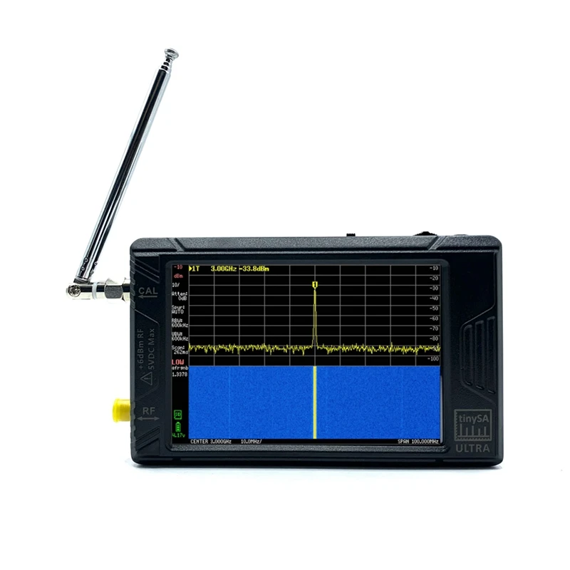 

Дисплей ультра-экрана, миниатюрный анализатор спектра 100 кГц-5,3 ГГц, 4 дюйма с батареей 3000 мАч