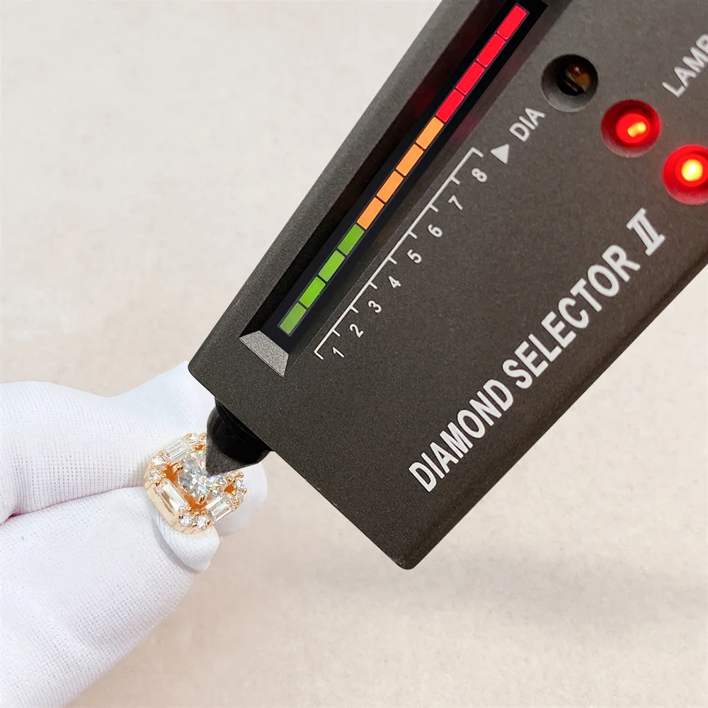 Square Bling Moissanite Earrings For Women S925 Silver Ear Studs Real Diamond Jewelry Pass Tester With GRA Free Shipping