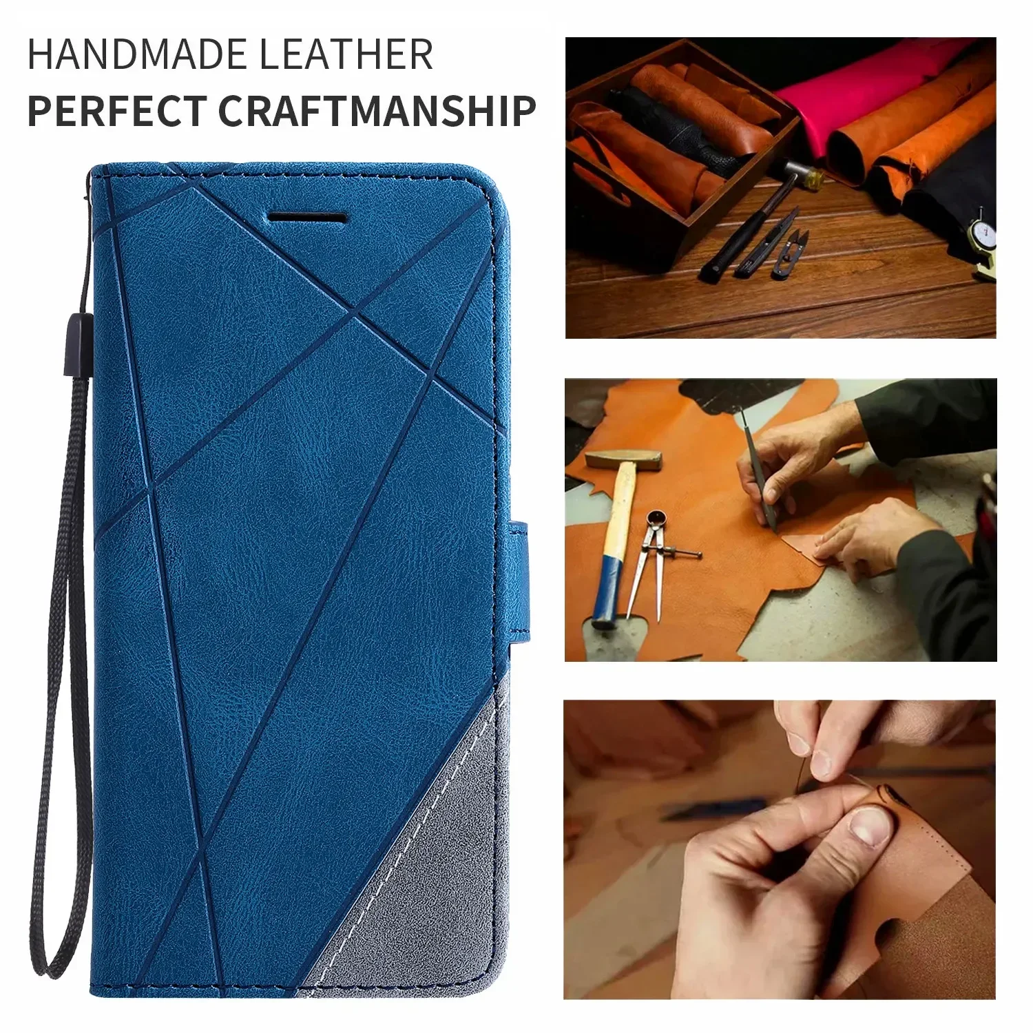 Кожаный флип-чехол для Moto Edge G G8 Power G9 Play One E6s E7 G30 G50 G60 GStylus 2021