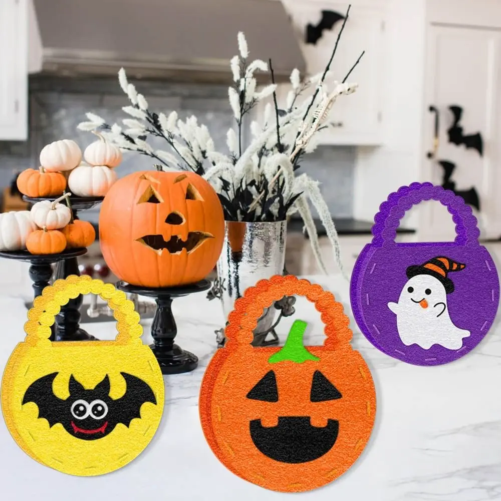 Креативная забавная сумка-тоут на Хэллоуин летучая мышь тыква изысканная