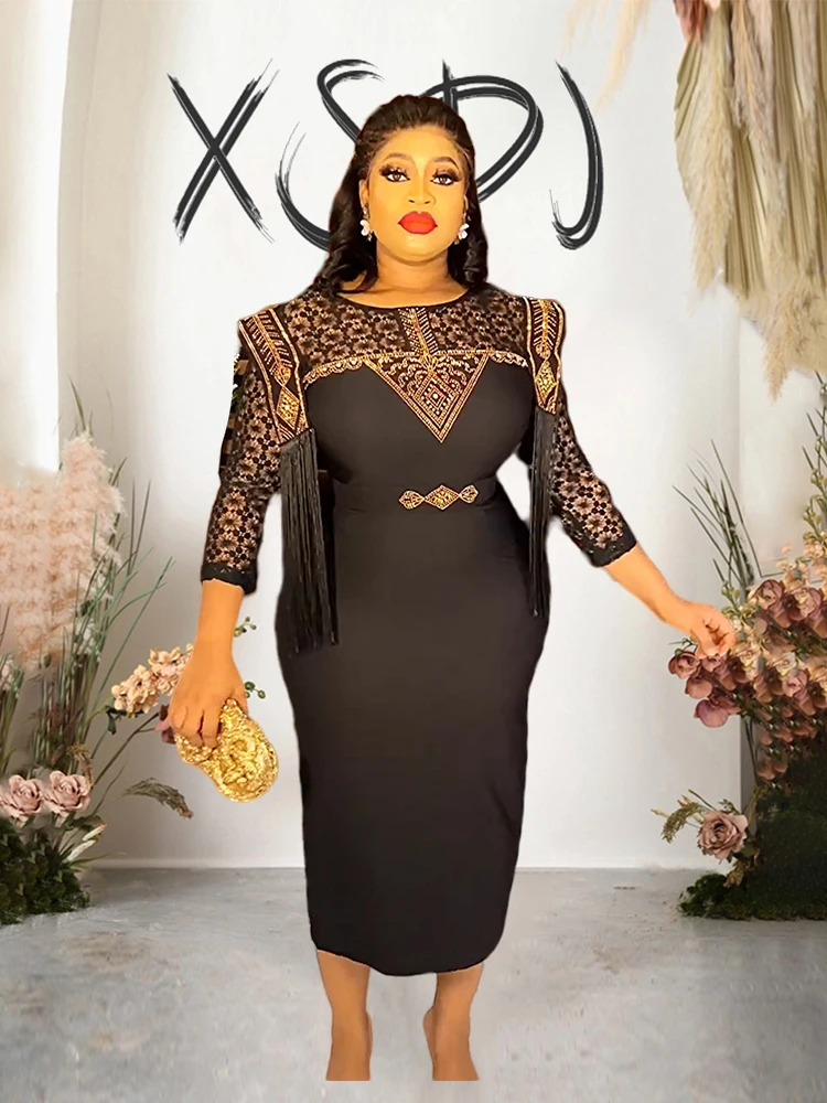 Вечерние женские платья для свадьбы африканская леди Элегантное Длинное