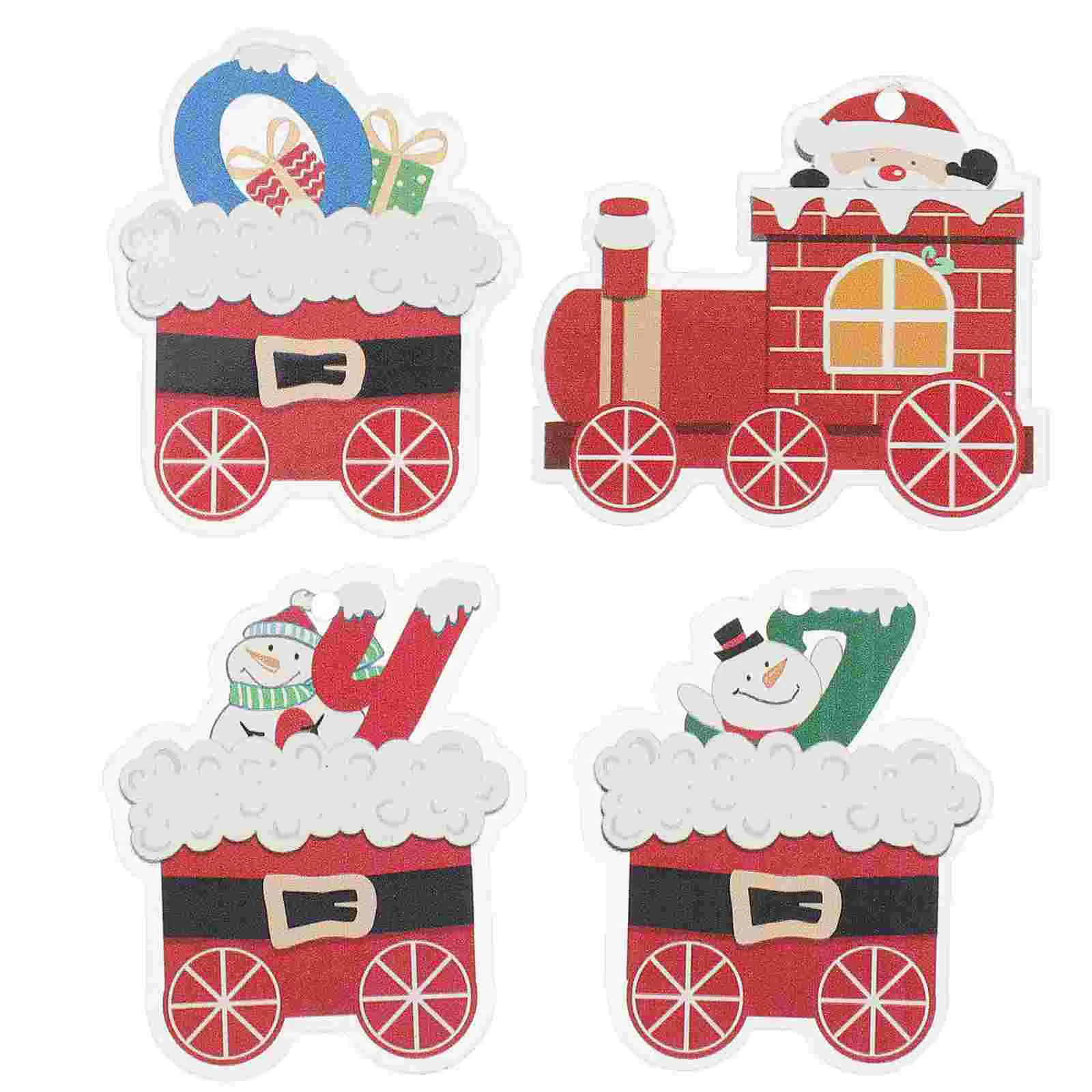 

4pcs Cute Christmas Tree Decoration Party Hanging Ornament Xmas Party Hanging Decorations