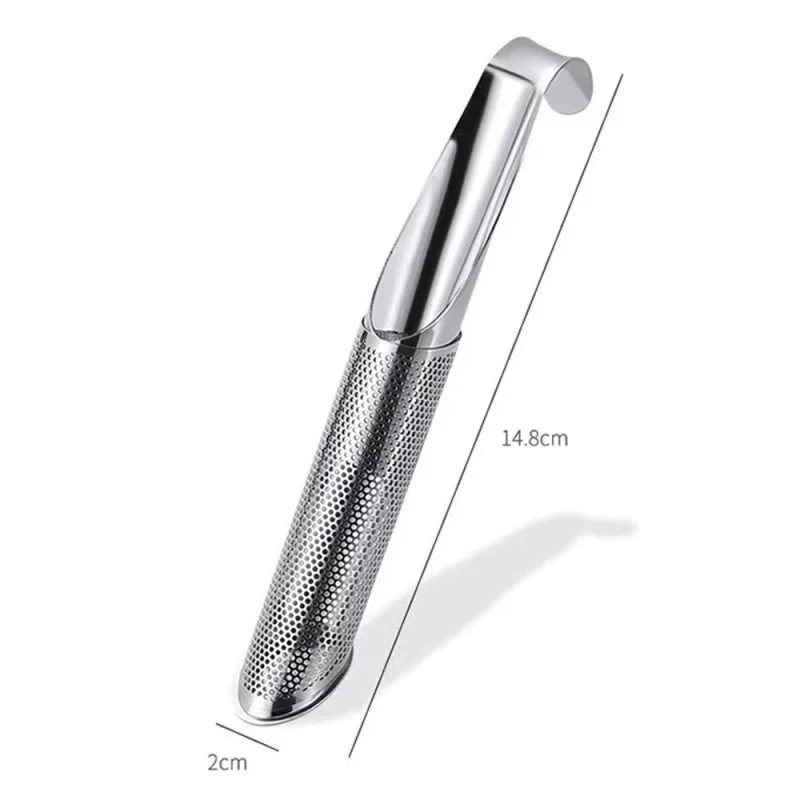 Tea Strainer Amazing 304 Stainless Steel Infuser Pipe Design Touch Feel Holder Tool Spoon Filter Kitchen Accessories |