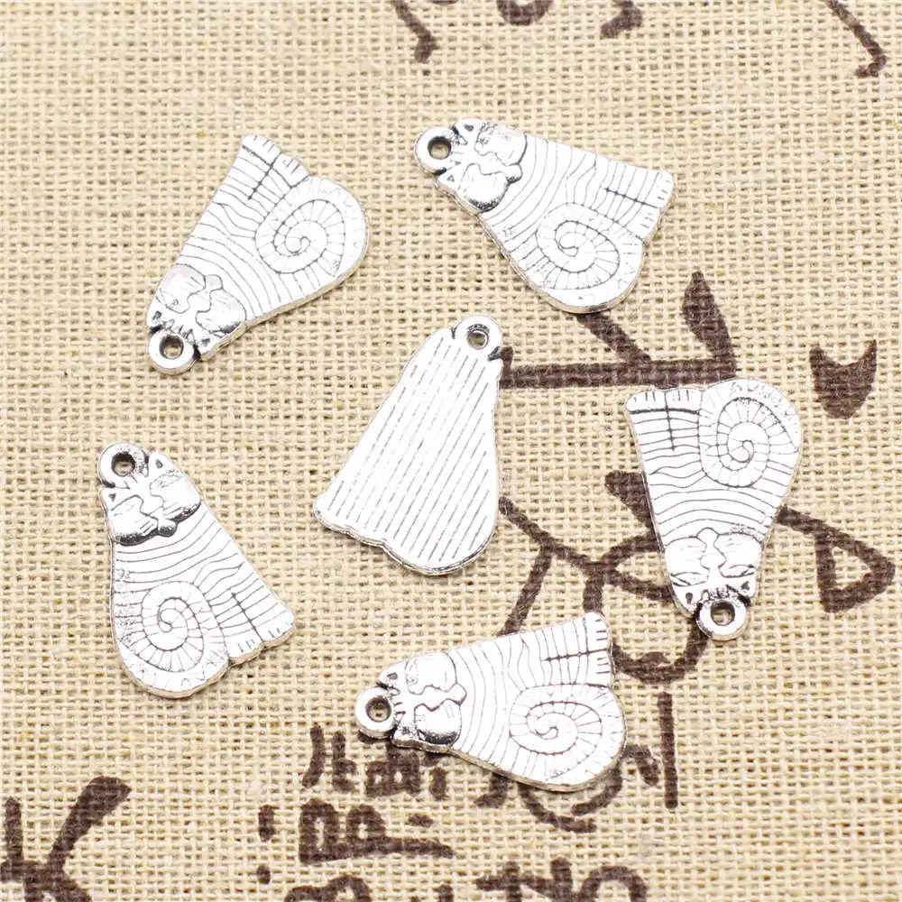 

Cats Lot Charms Vintage Pendant Accessori 14X20mm Antique Silver Color 20 Pieces