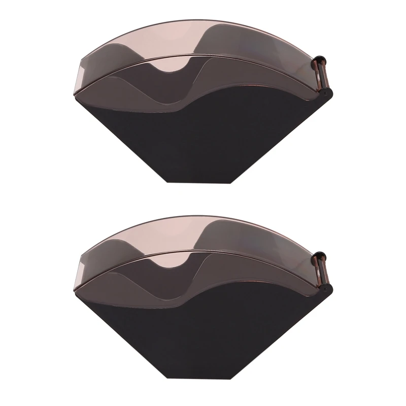 

V60 Filter Paper Holder/Tapered Filter Paper Box Filtering Paper Storage Rack Stand Coffee Tools Dust-Proof With Cover
