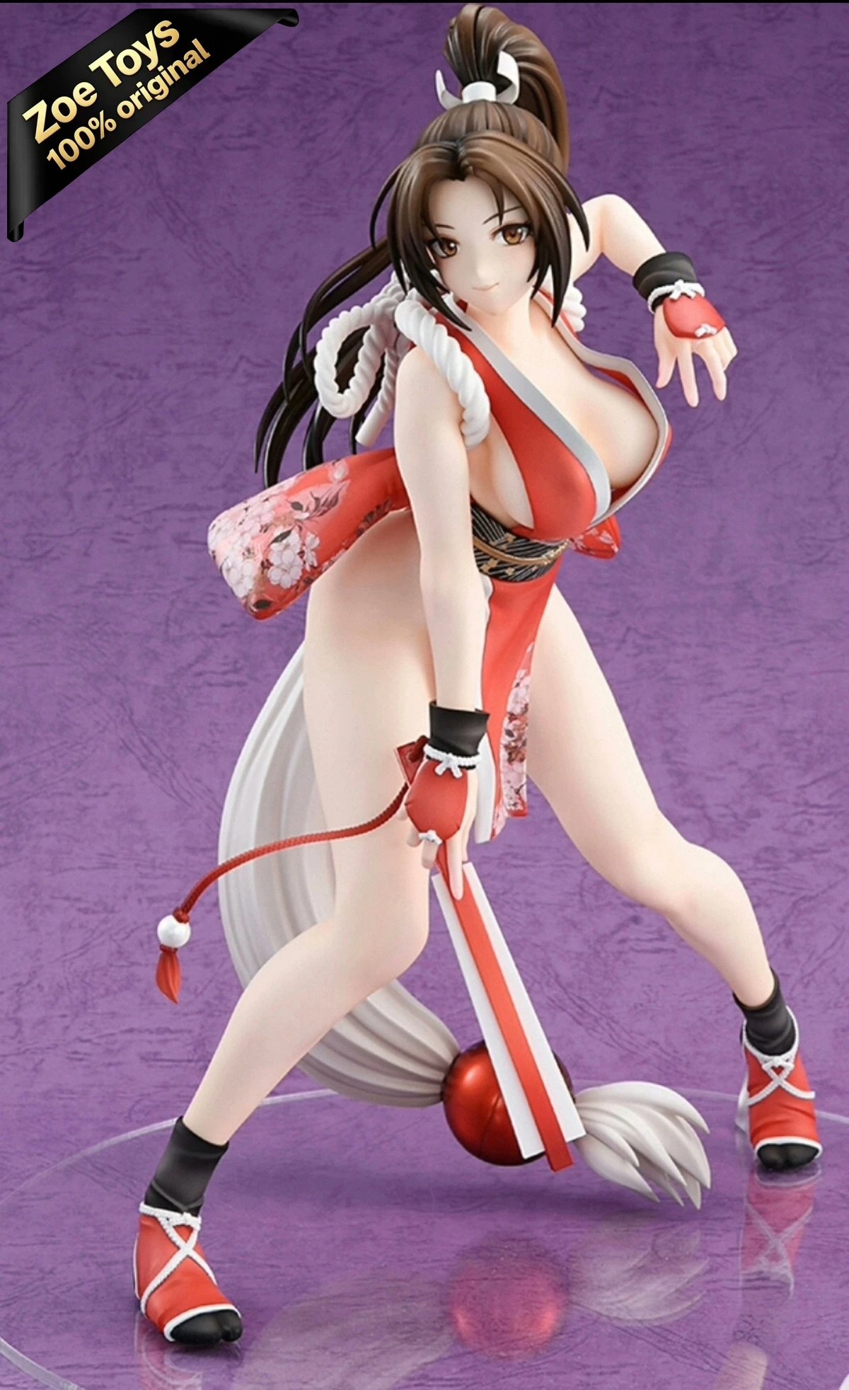 Фото Фигурка Mai Shiranui KOF XIV в масштабе 1/6, красная / фиолетовая версия 2P. Коллекционная фигурка Hobby JAPAN AMAKUNI King of Fighters Bishoujo в наличии №2