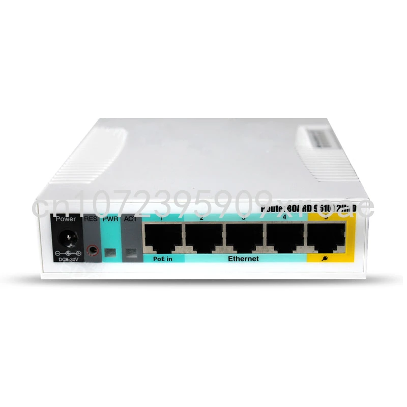 

RB951Ui-2HnD Home Wireless Router Wifi 2.4GHz AP with Five Ethernet Ports and PoE Output on Port 5