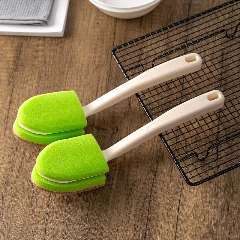 

Natural Sisal Pot brush dish brush Plastic long handle Household multifunction Kitchen sponge Cleaning brush