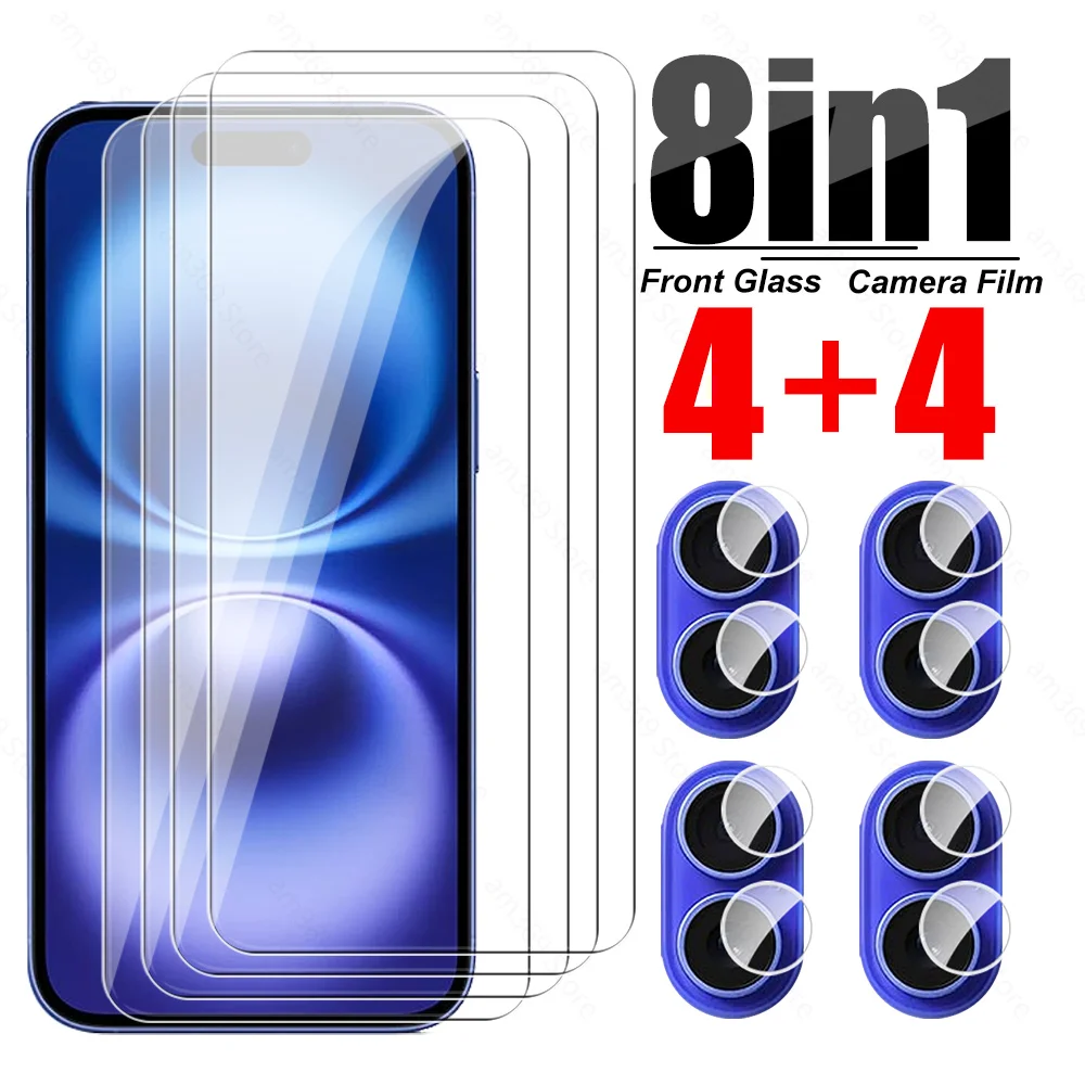 На iPhone16 Стекло 8To1 Камера Закаленное Для iPhone 16 Pro Max Plus 16Pro Защитная пленка для